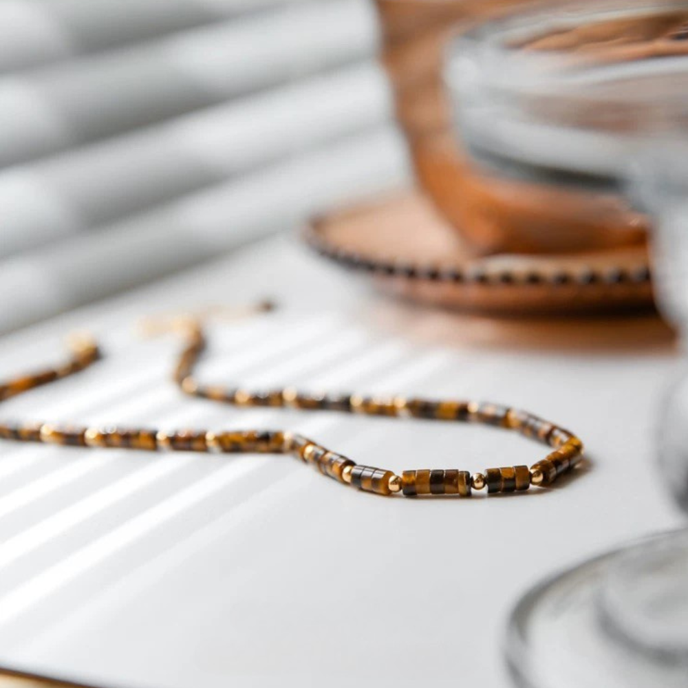 Bohemian Natural Stone Bead Necklace