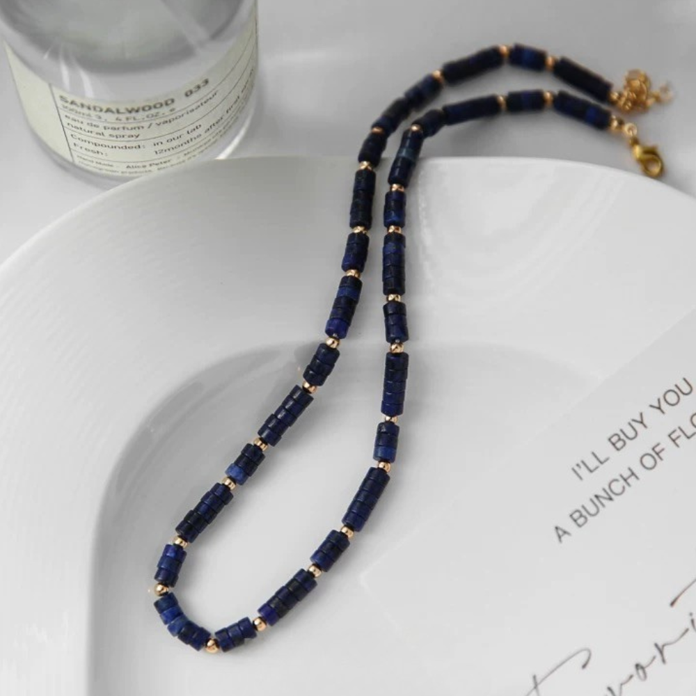 Bohemian Natural Stone Bead Necklace