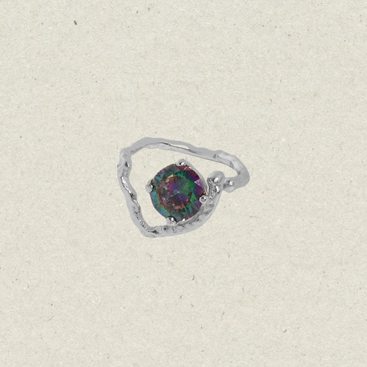Heart-shaped Zircon Ring