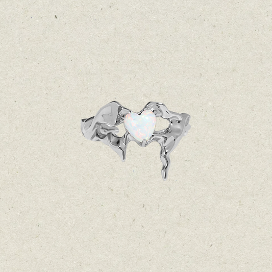 Irregular Synthetic Opal Ring