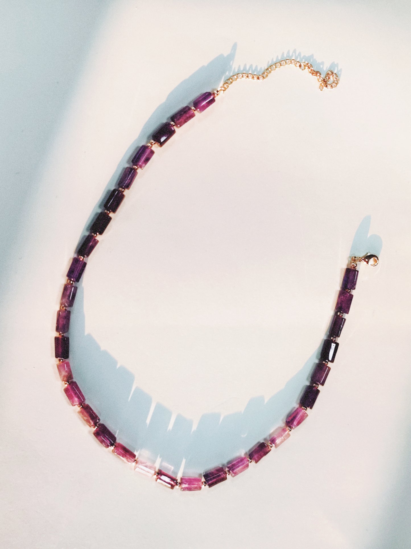 Vintage Cylindrical Bead Necklace