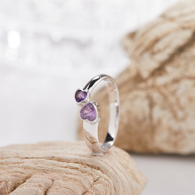 Double Heart Ring