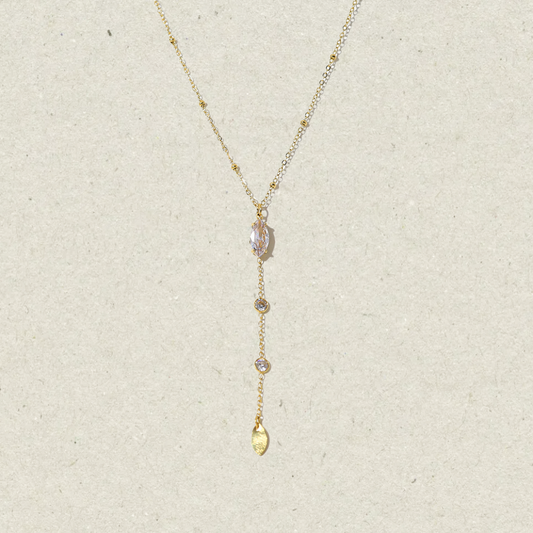 Zircon Titanium Steel Necklace