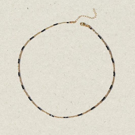 Black Spinel Necklace