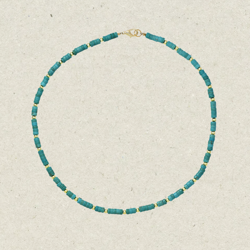 Bohemian Natural Stone Bead Necklace
