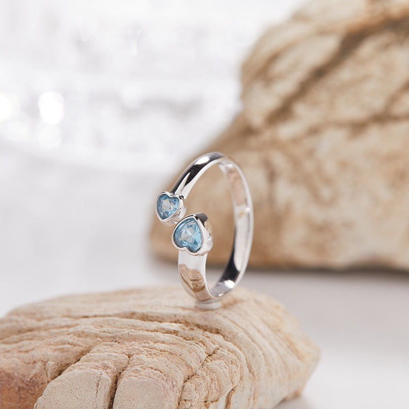 Double Heart Ring