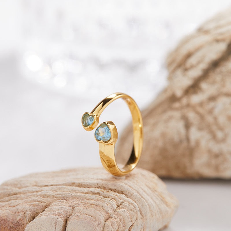 Double Heart Ring