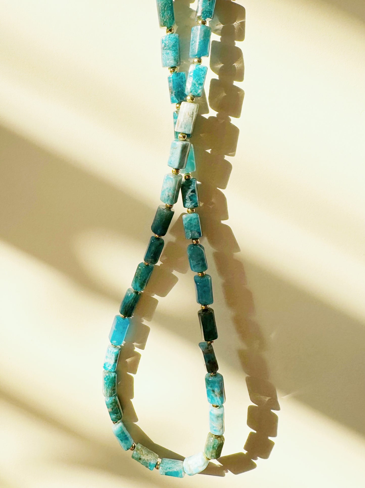 Vintage Cylindrical Bead Necklace