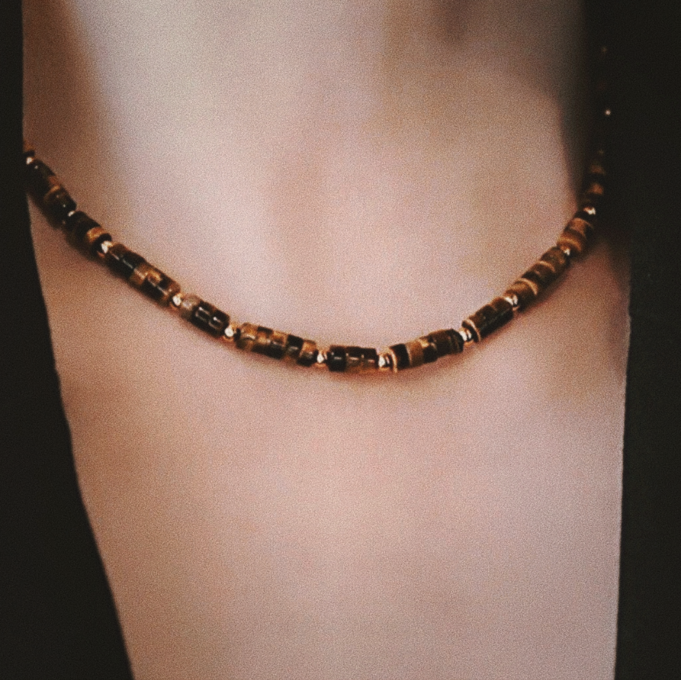 Bohemian Natural Stone Bead Necklace