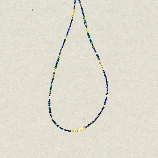 Lapis Lazuli Silver Necklace