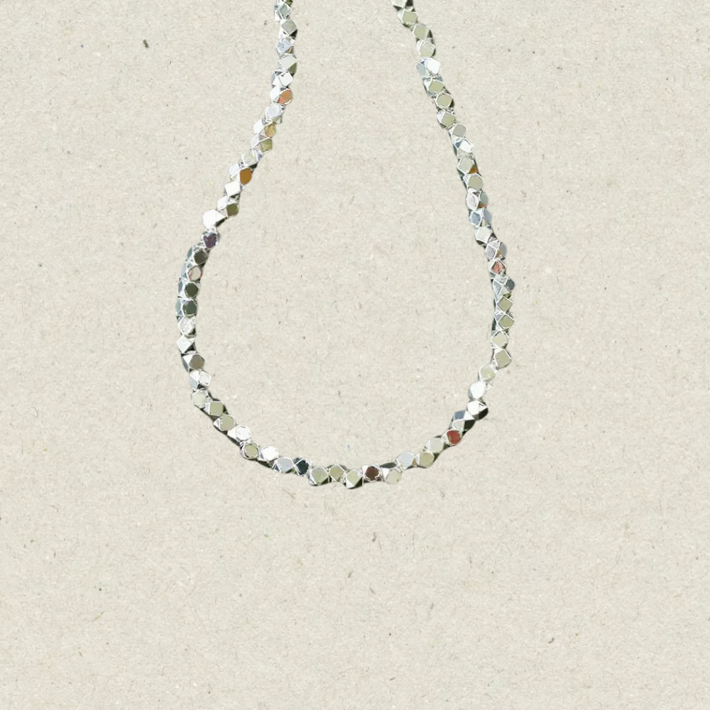 Irregular Silver Necklace