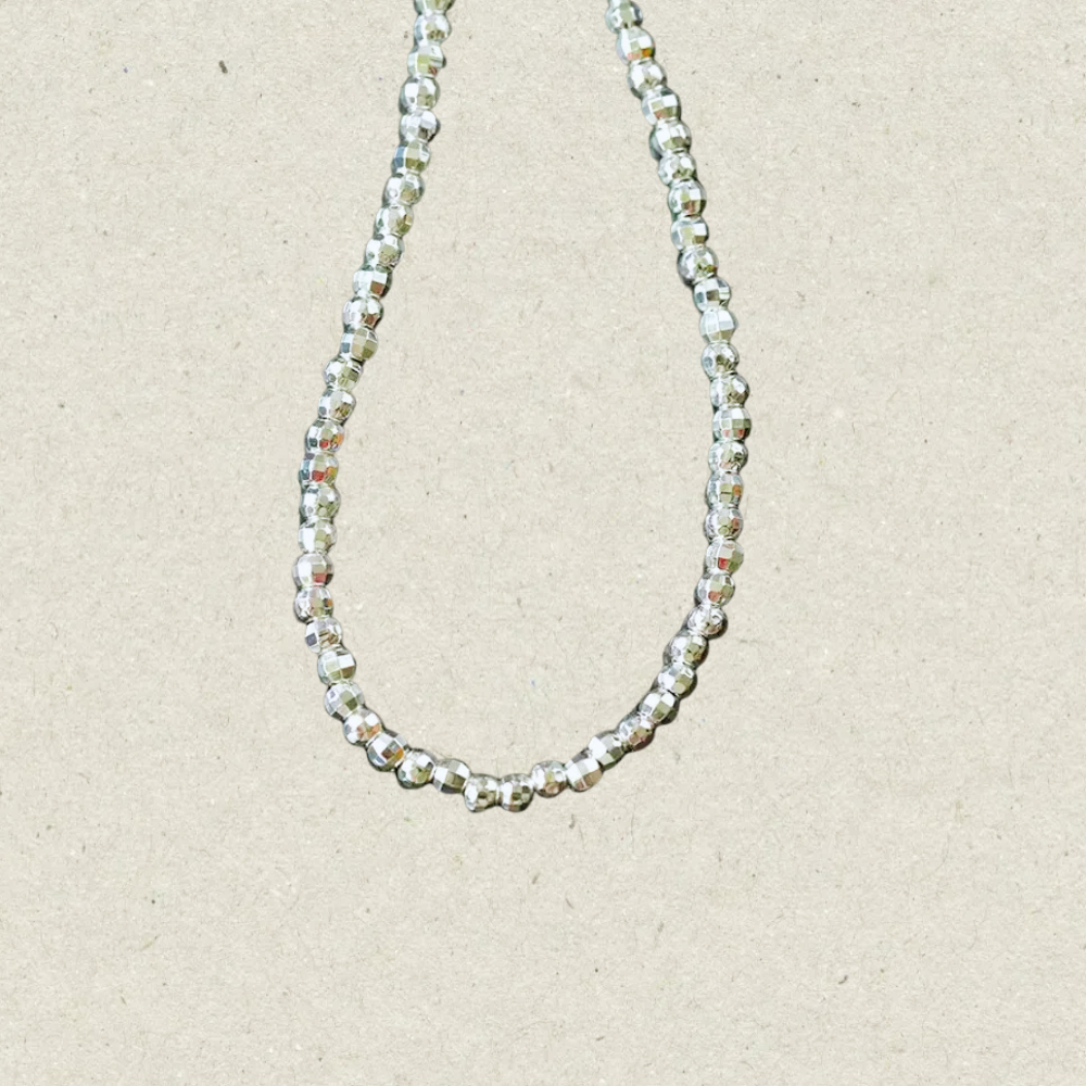 Irregular Silver Necklace