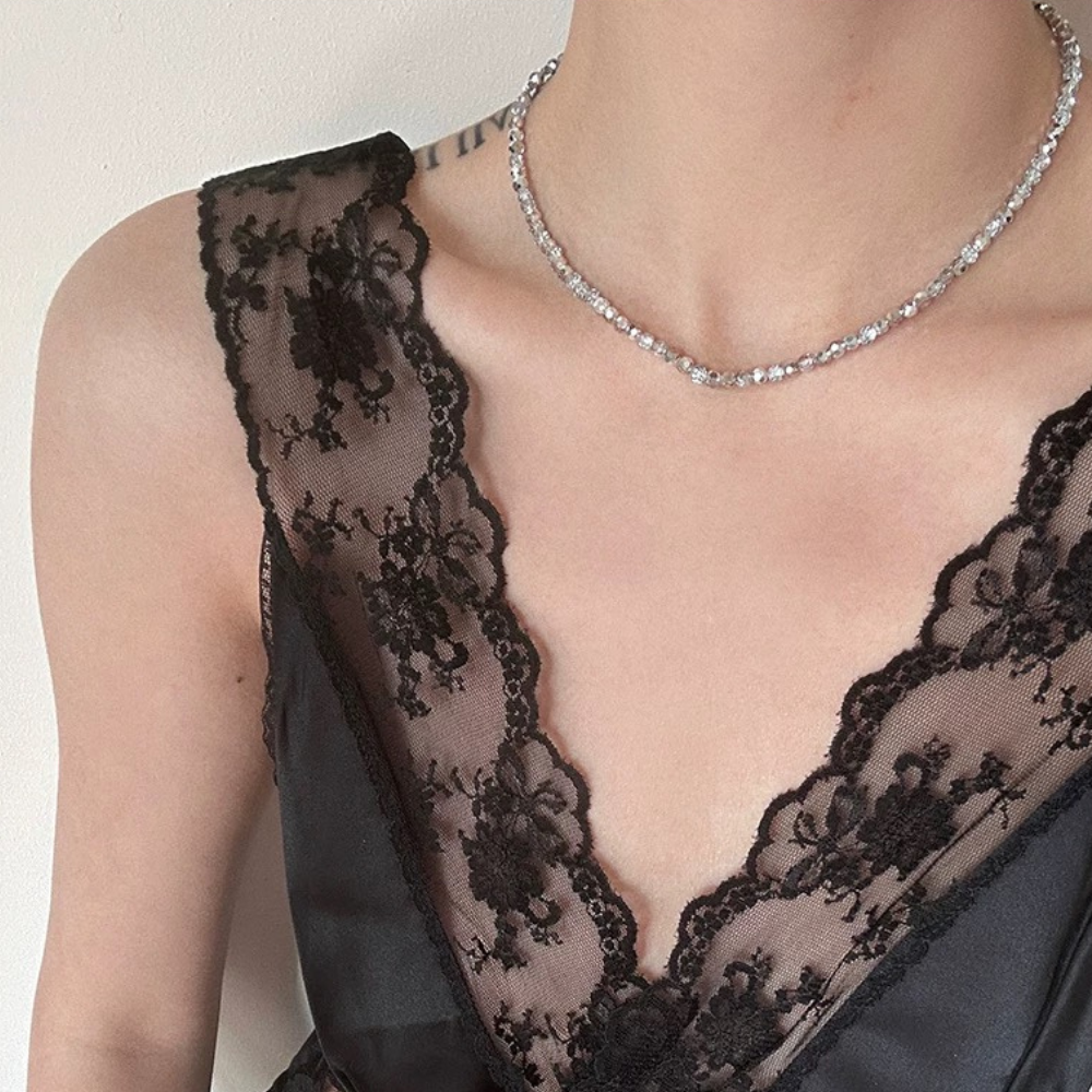 Irregular Silver Necklace