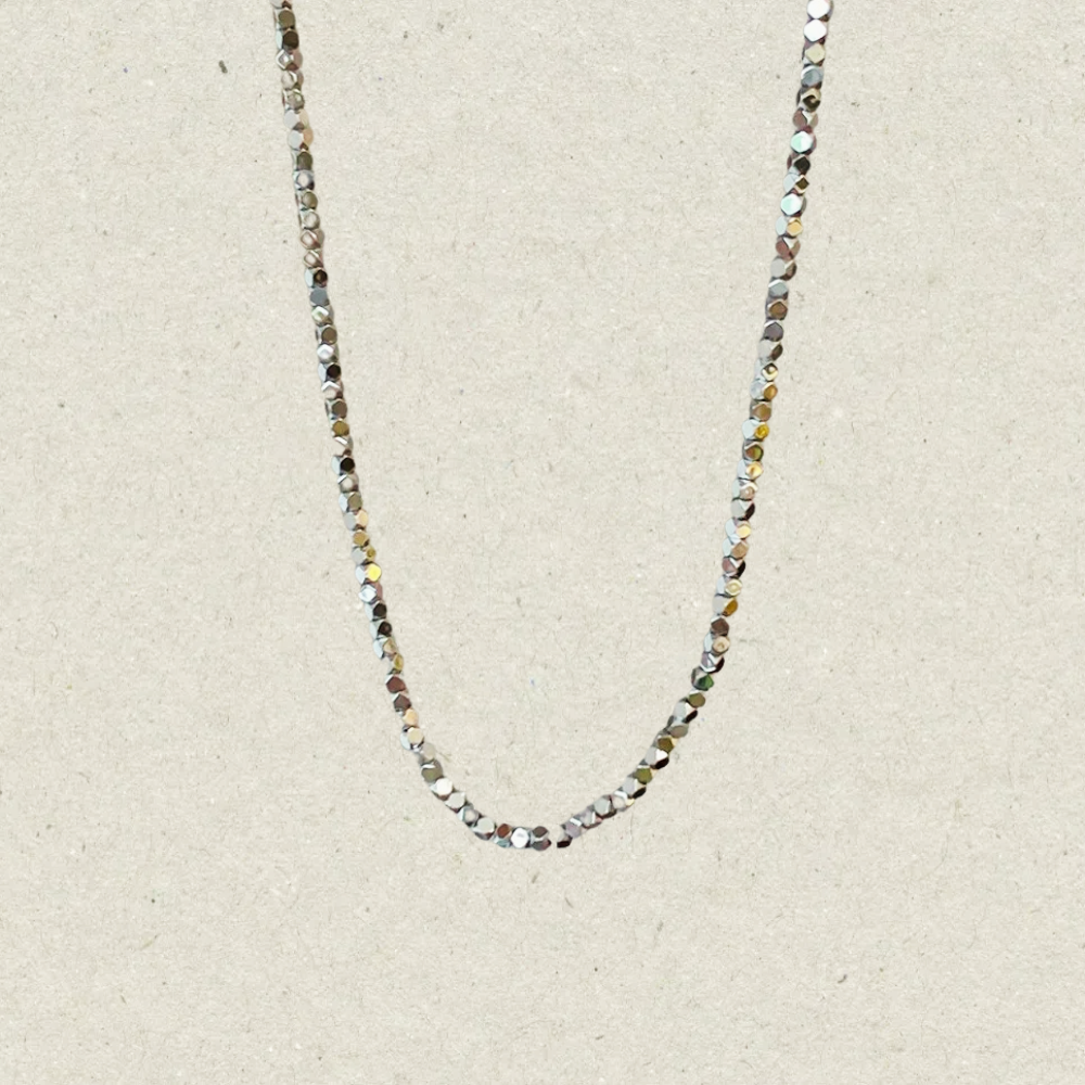 Irregular Silver Necklace