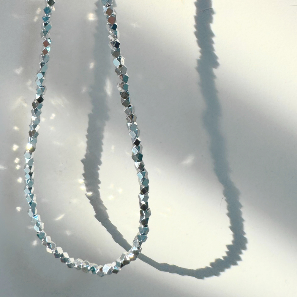 Irregular Silver Necklace