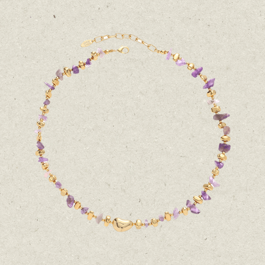 Amethyst Bead Necklace