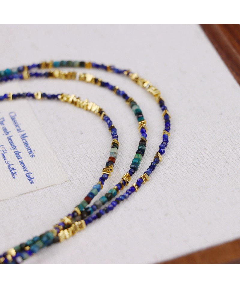 Lapis Lazuli Silver Necklace