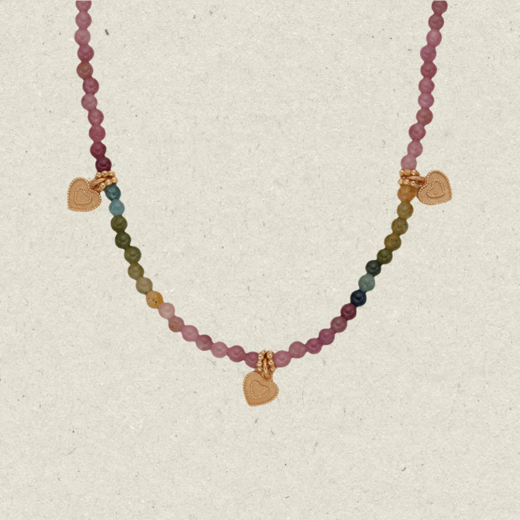 Colored Gemstone Necklace