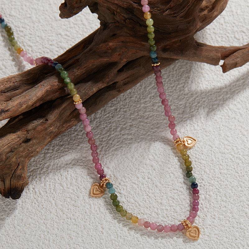 Colored Gemstone Necklace