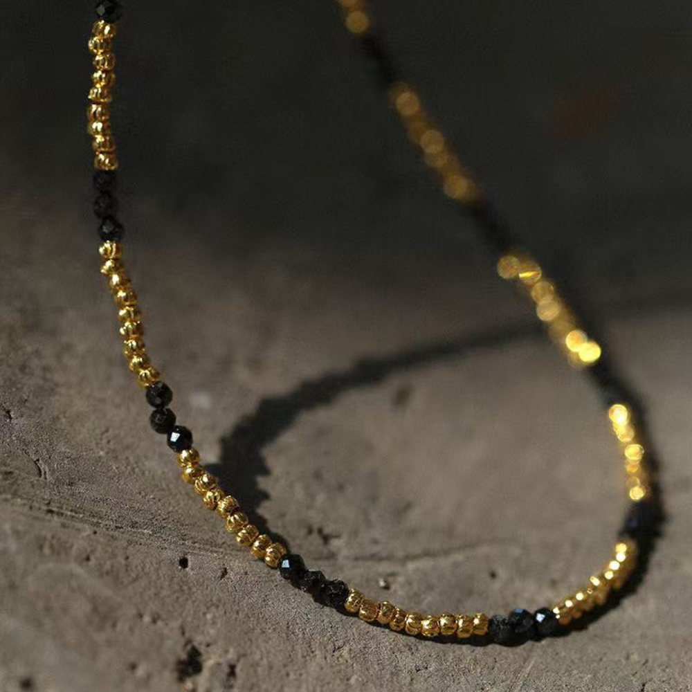 Black Spinel Necklace
