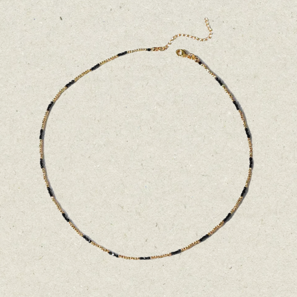 Black Spinel Necklace