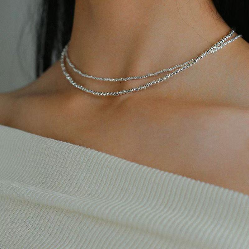 Irregular Silver Necklace