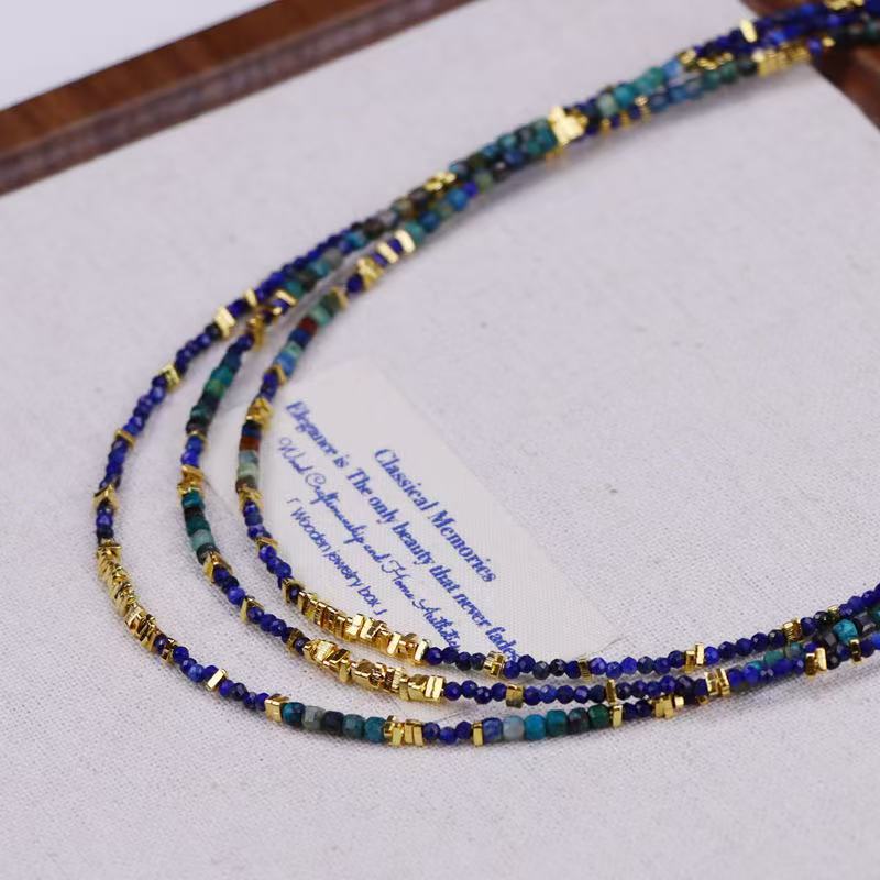 Lapis Lazuli Silver Necklace