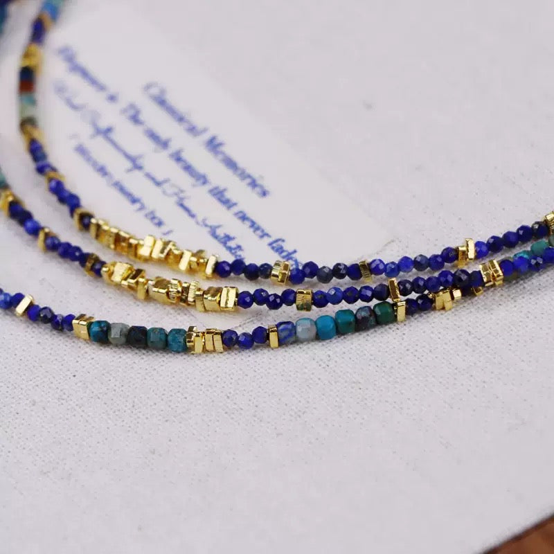 Lapis Lazuli Silver Necklace